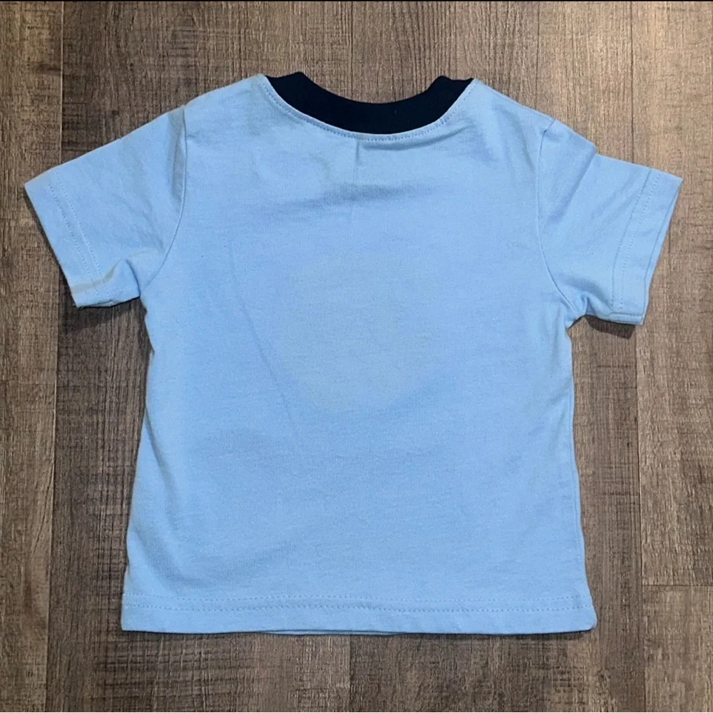 💞 New Baby & Toddler Boys Size 12 Months Blue “Lil Champ” Boxing Tee Shirt